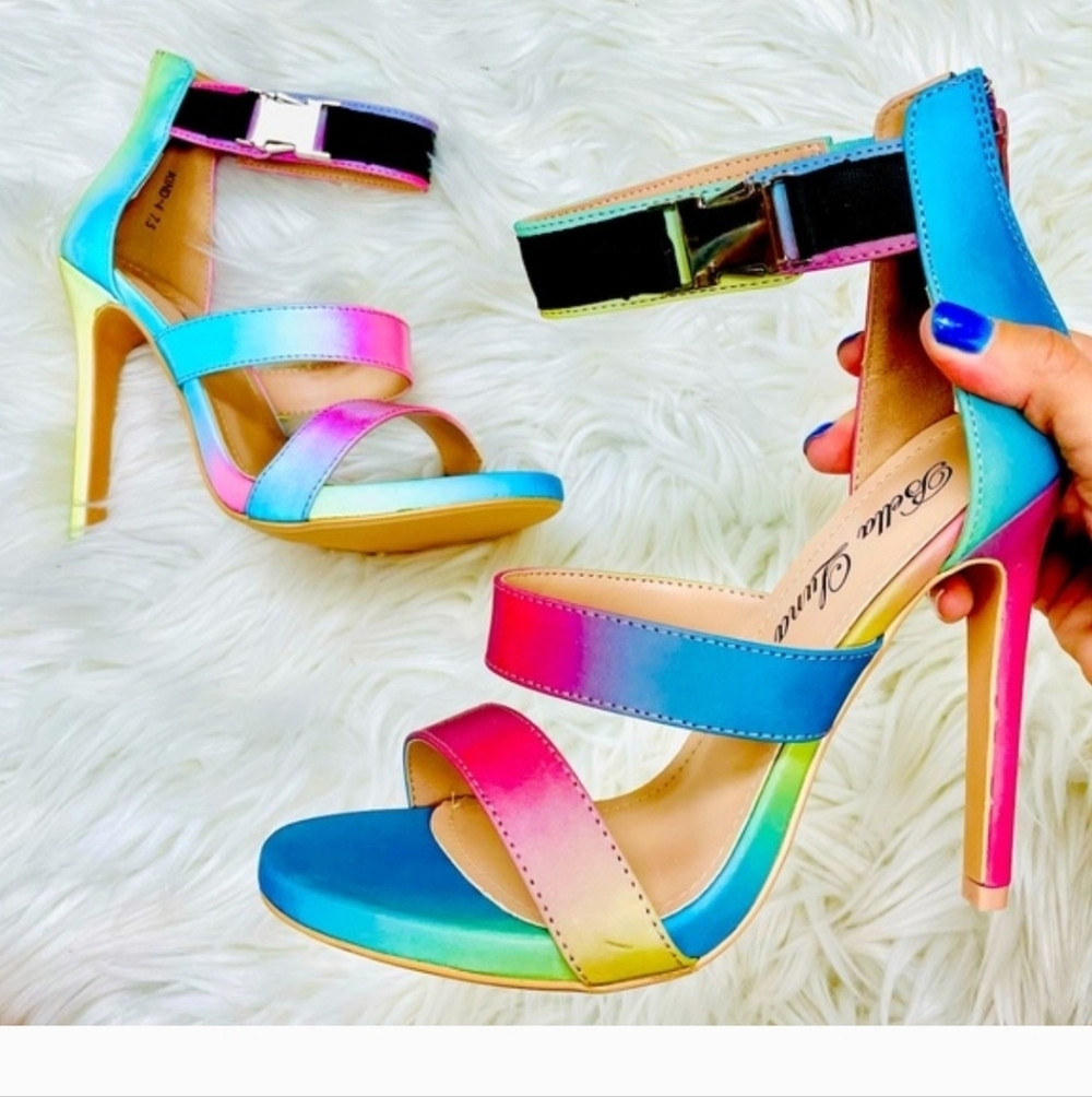 Colorful Gradient High Heels